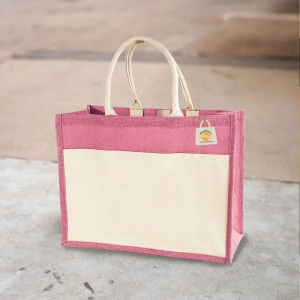 Jute pocket bag...